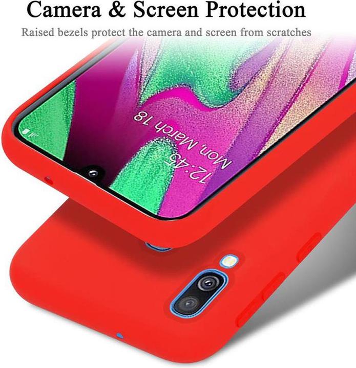Image du produit Cadorabo TPU Liquid Silicone Case Cover (Samsung Galaxy A40)