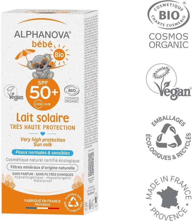 Immagine prodotto Alphanova Sonnenmilch (Latte solare, SPF 50+, 50 ml, 50 g)