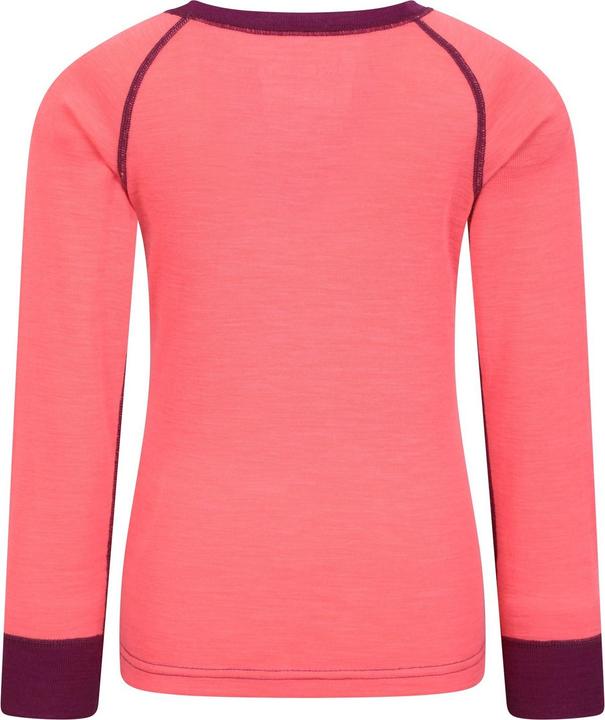 Actual product image Mountain Warehouse Childrens/Kids Merino II Round Neck Base Layer Top (128)