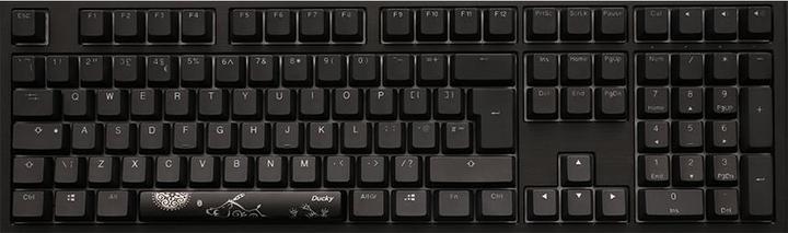 Actual product image Ducky Shine 7 PBT Gaming Keyboard, MX-Speed-Silver, RGB LED - blackout (DE, Cable)