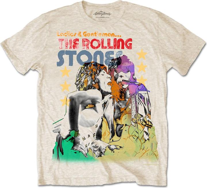 Actual product image The Rolling Stones Mick & Keith Watercolour Stars (S)