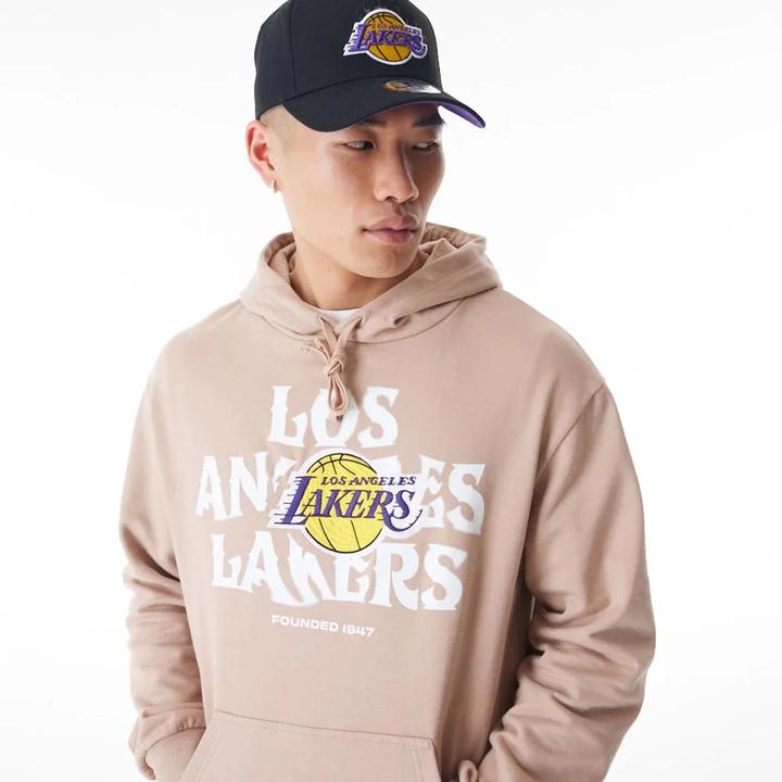 Immagine prodotto New Era felpa con cappuccio lo angele laker nba graphic (S)