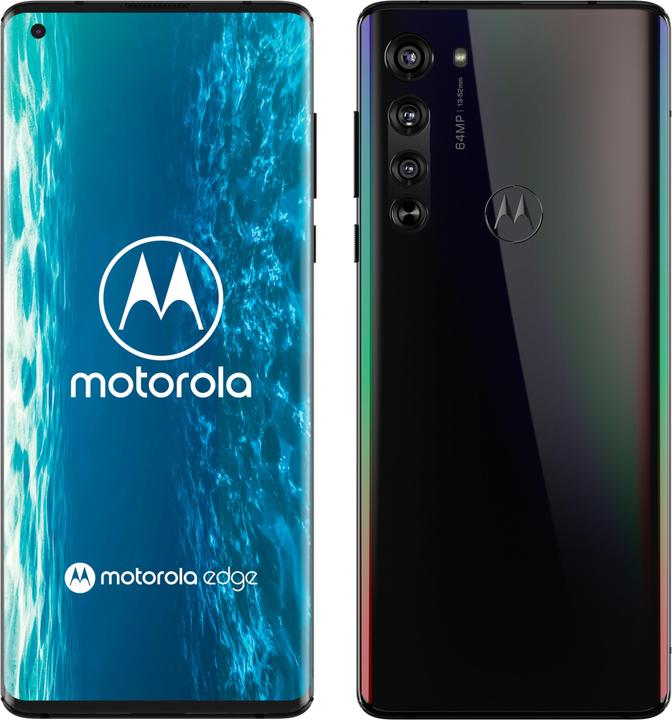 Produktbild Motorola Edge (128 GB, Solar Black, 6.70", Hybrid Dual SIM, 64 Mpx, 5G)