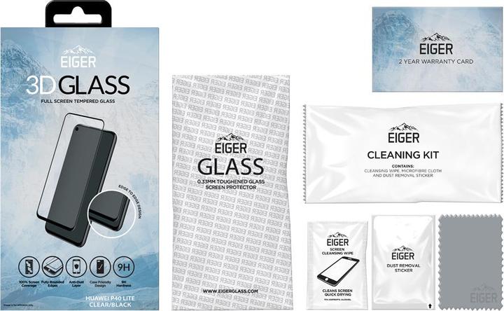 Actual product image Eiger Mountain Glass Clear Edge (1 Piece, Huawei P40 Lite)