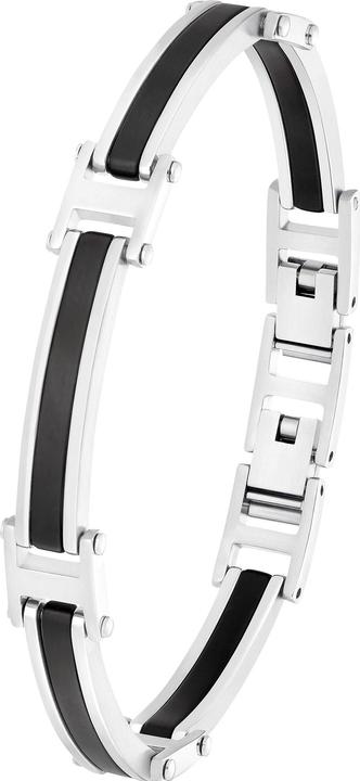 S.Oliver Armschmuck für Herren, Stainless Steel (21.50 cm, Edelstahl)