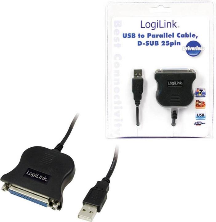 Actual product image LogiLink Ua0054a (1.80 m, Parallel (printer))