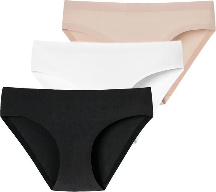 Immagine prodotto Schiesser Confezione da 3 slip invisibili in cotone senza cuciture (38, M, confezione da 3)