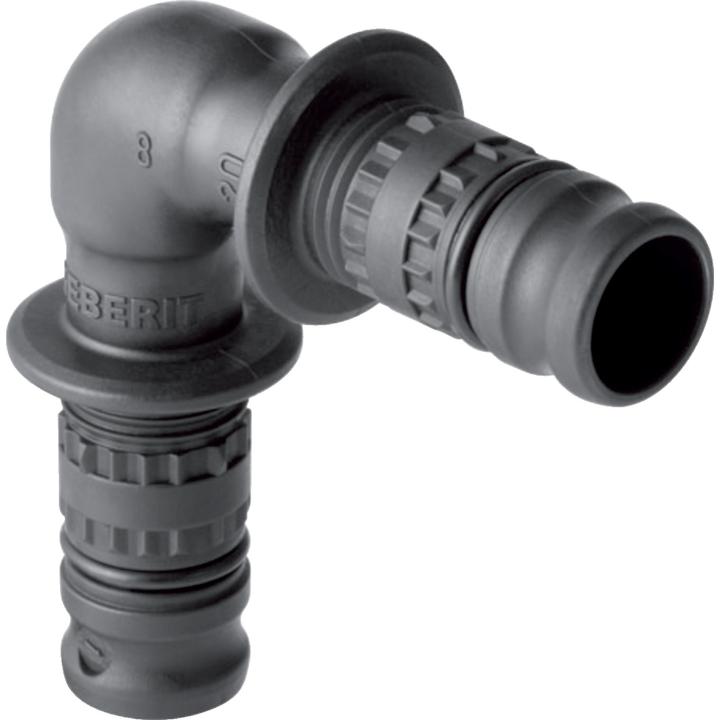 Produktbild Geberit Mepla Pressfitting Winkel 90 Kunststoff 40 mm 625.271.00.5 (Pressverbindung)