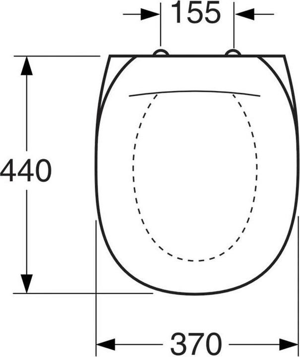 Produktbild Villeroy & Boch gl Nordisch/Arktisch Kork Sitz weiss