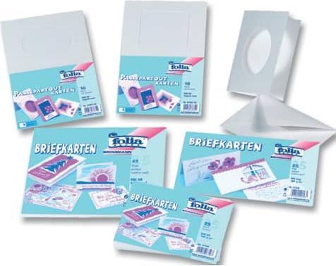 Actual product image Letter card DIN A6 landscape double white (1 x)