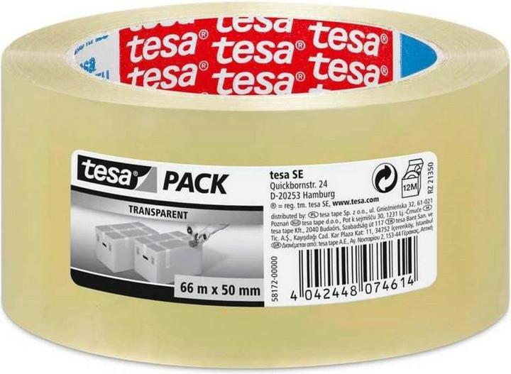 Immagine prodotto tesa Nastro da imballaggio standard 66 M x 48 mm, trasparente (48 mm)