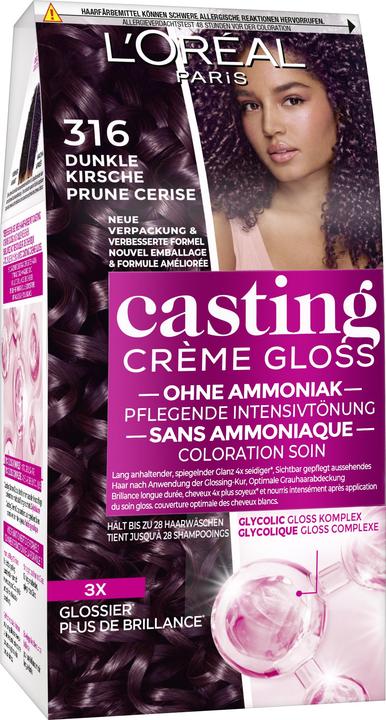 Immagine prodotto L'Oréal Paris Colata di Crème Gloss (316 Ciliegia Scura)