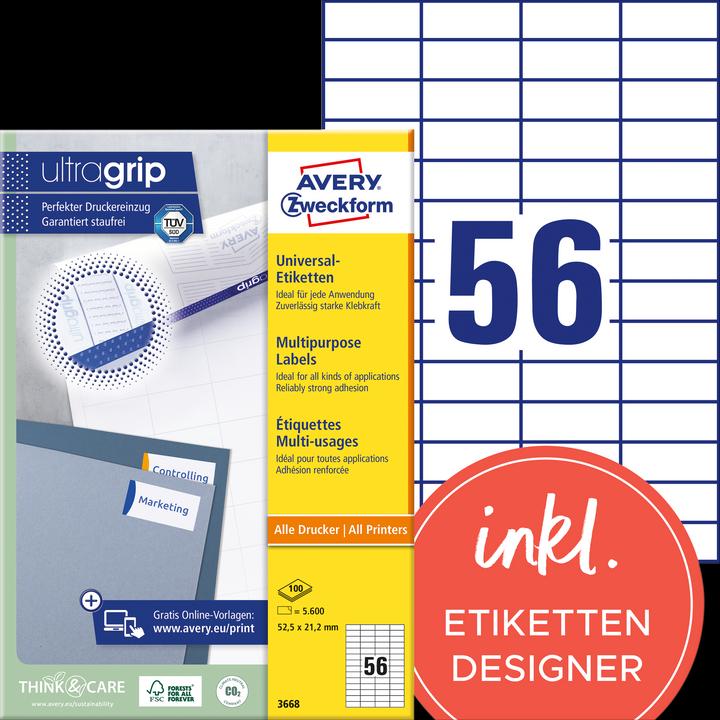 Produktbild Avery Universal-Etiketten