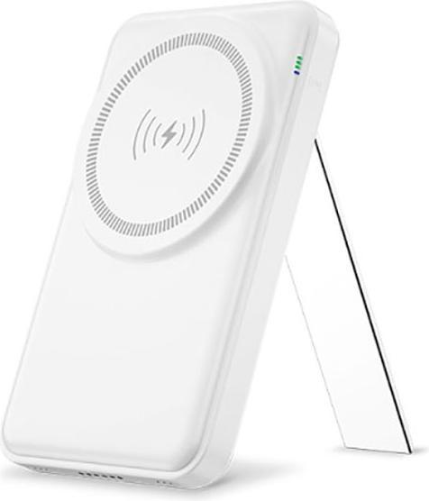 Actual product image Forever MACS-100 magnetic wireless charging station with power bank white 5in1 (20 W)