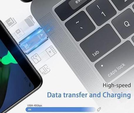 Actual product image MicroConnect Premium USB4 USB-C adapter (USB 4.0, 240 W)