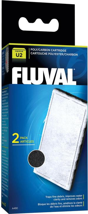 Produktbild Fluval Poly-Aktivkohle U2 (110 l, Innenfilter, Süsswasser, Salzwasser)
