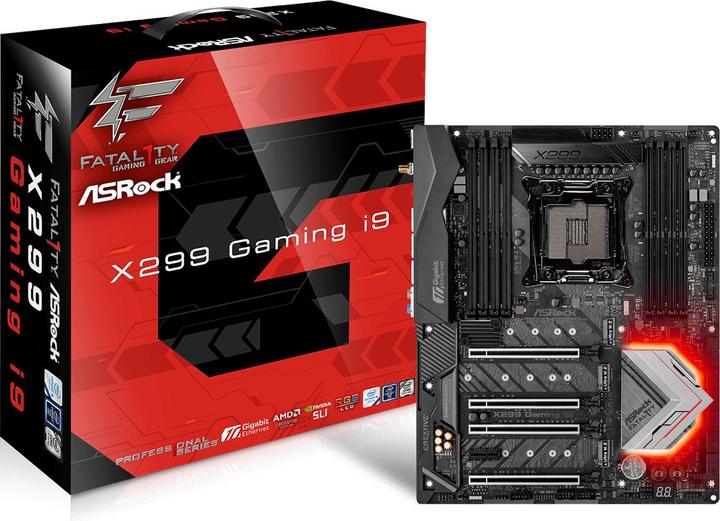 AsRock X299 Pro Gaming I9, Atx, Lga2066 (LGA 2066, Intel X299, ATX)