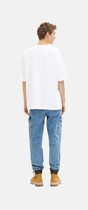 Actual product image Tom Tailor Shirt Oversized-T-Shirt mit Rundhalsausschnitt aus Baumwolljersey (L)