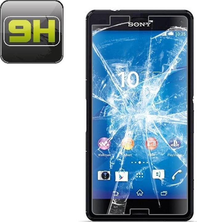 Actual product image Protectorking 1x real tempered 9H armoured glass 3D CLEAR (1 Piece, Sony Xperia Z3 Compact)