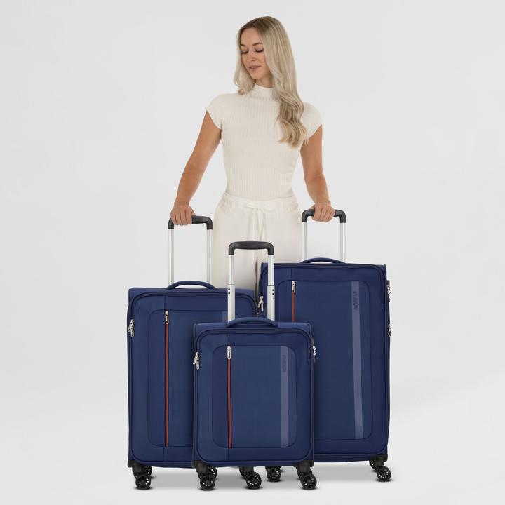 Actual product image American Tourister Blazing Ride 4 Rollen Kofferset 3-teilig mit Dehnfalte (211 l, XL (from 140l))