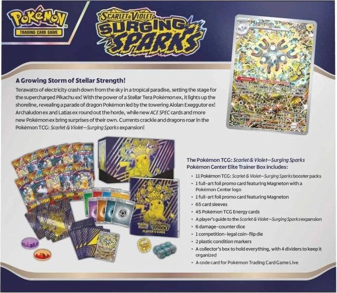 Image du produit Pokémon Surging Sparks (Allemand, Boîte Elite / Top Trainer)