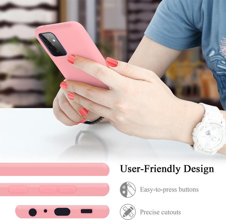Actual product image Cadorabo TPU Liquid Silicone Case Cover (Samsung Galaxy A72 5G, Samsung Galaxy A72)