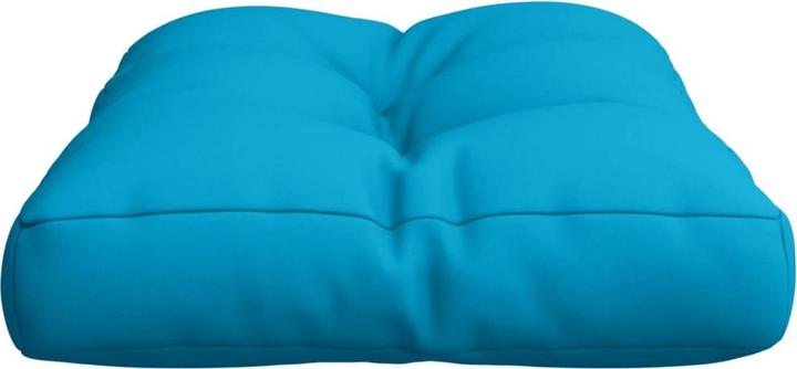 Produktbild VidaXL Palettenkissen Palettenpolster Palettensofa Rückenkissen Hellblau Stoff (120 x 40 x 12 cm)