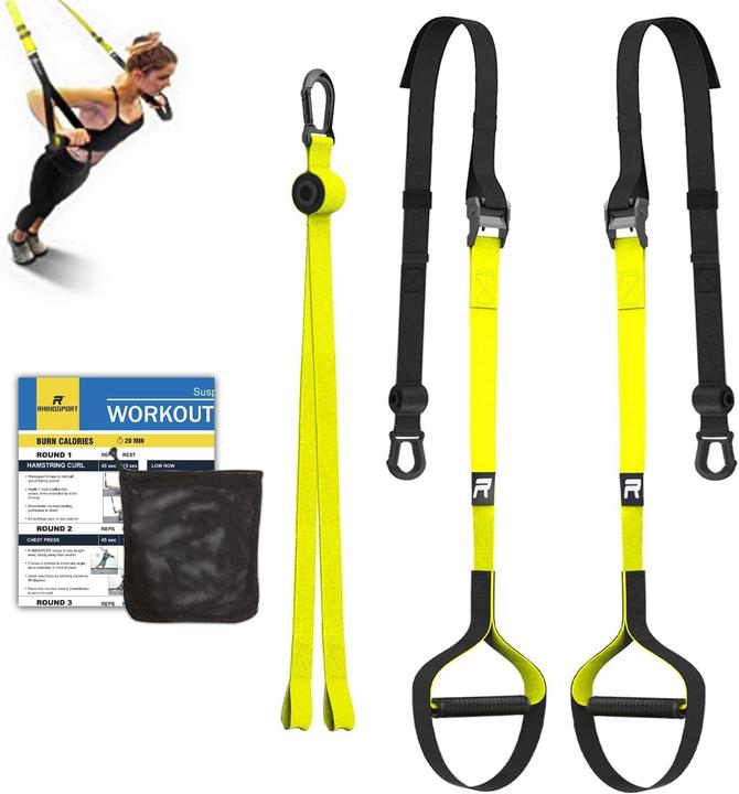 Immagine prodotto Rhinosport Set da allenamento con imbragatura, giallo