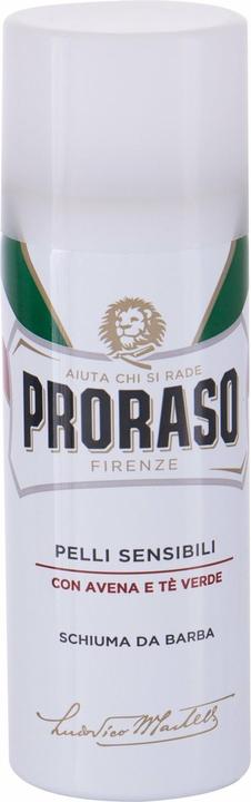 Image du produit Proraso Mousse de rasage Sensitive Thé vert 50ml (50 ml, Gel de rasage)