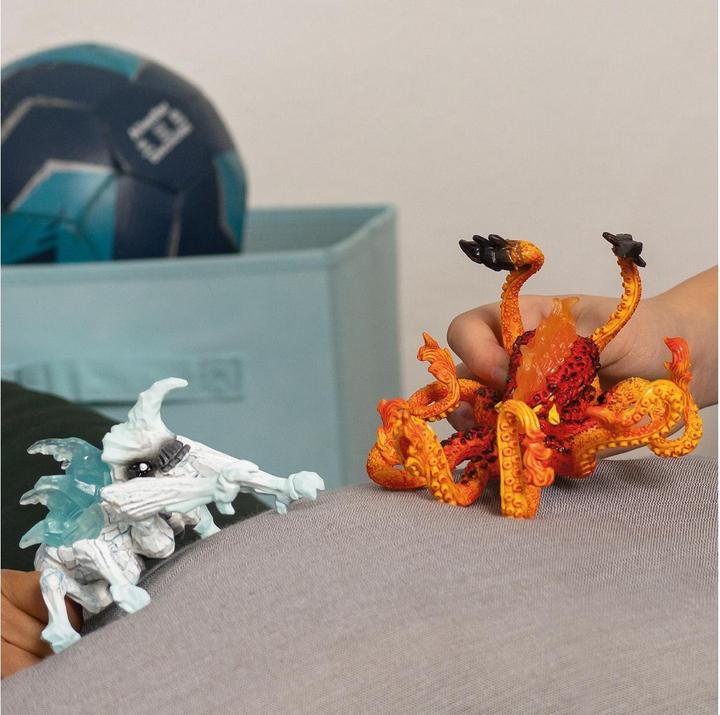 Image du produit Schleich Scarabée de glace vs. pieuvre de feu