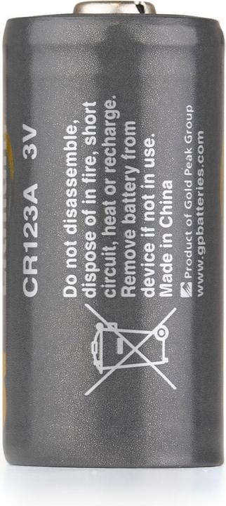 Actual product image GP Batteries Battery CR123A Lithium 4 pieces (4 pcs., CR123A, 1400 mAh)