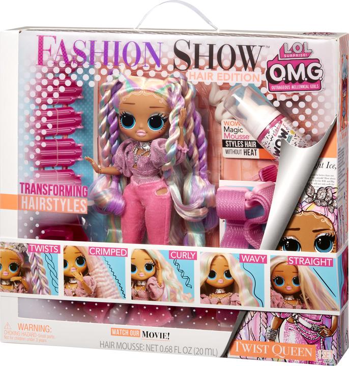 Actual product image L.O.L. Surprise! OMG Fashion Show Hair Edition - Twist Queen