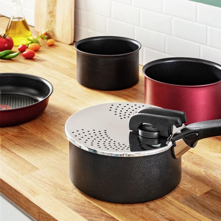 Image du produit Tefal Ingenio couvercle égouttoir L9829402 (20 cm, Métal)