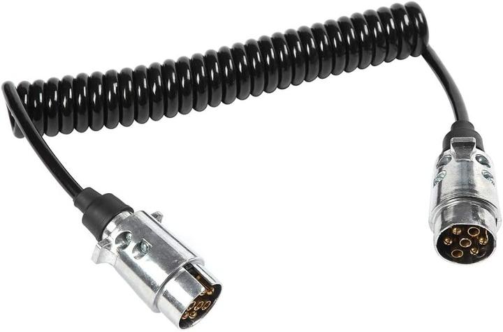Produktbild Etuker Anhänger Verlängerungskabel 7-polig, 2m Spiraladapter