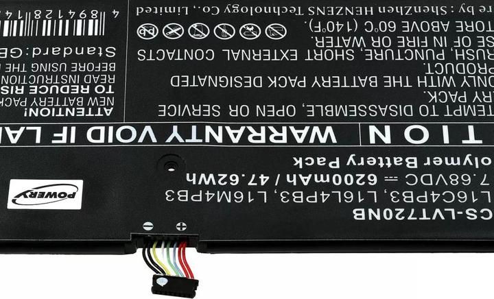 Produktbild AccuCell Akku Laptop Lenovo IdeaPad 720s / 720S-13ARR / 720S-13IKB / Typ L16M4PB3 u.a. (6200 mAh)
