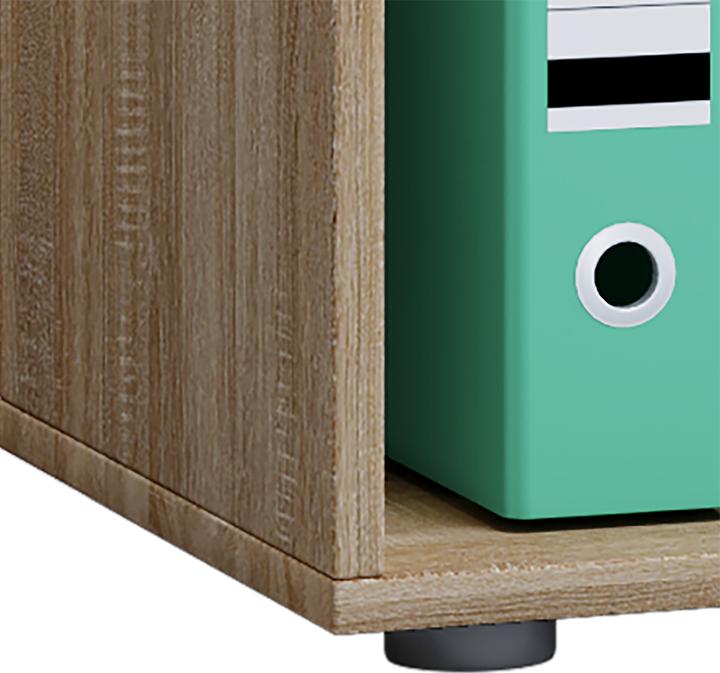 Produktbild VCM Holz Büroschrank Aktenregal Lona 2 Fächer (70 x 40 x 74 cm)