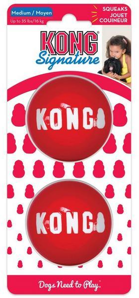 Produktbild KONG Signature Balls S (2 Stücke) (Wurfspielzeug Hund)