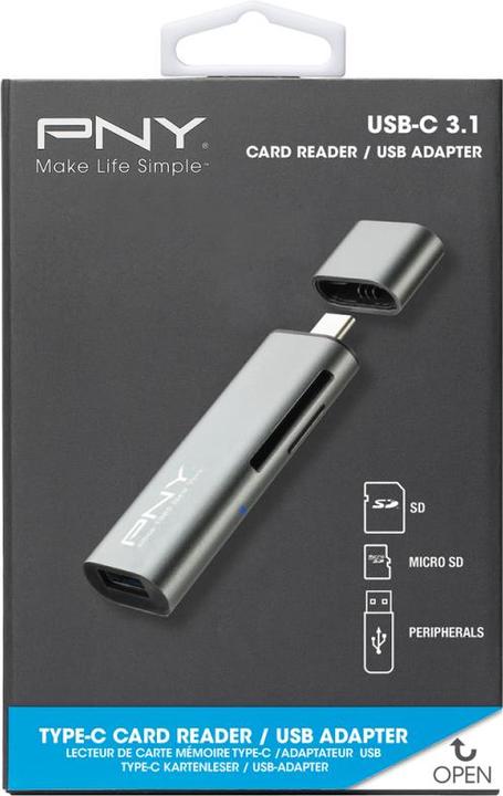 Image du produit PNY Lecteur de carte USB (USB-C)