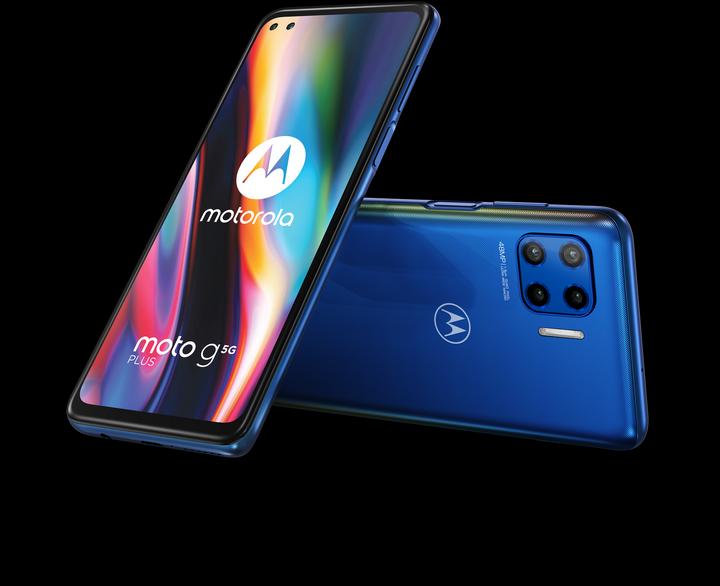 Actual product image Motorola Moto G 5G Plus (128 GB, Surfing Blue, 6.70", Dual SIM, 48 Mpx, 5G)