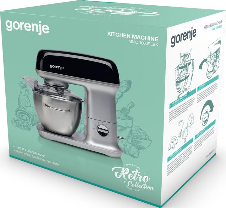 Produktbild Gorenje Kleingeräte KÜCHENMASCHINE 1000W (MMC1000RLBK) (1000 W)
