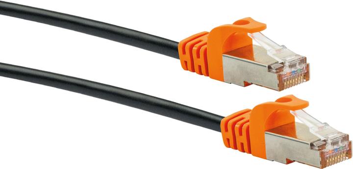 Immagine prodotto Schwaiger CAT7 Netzwerkkabel S/FTP Ste/Ste 2,00m schw/oran (S/FTP, CAT7, 2 m)