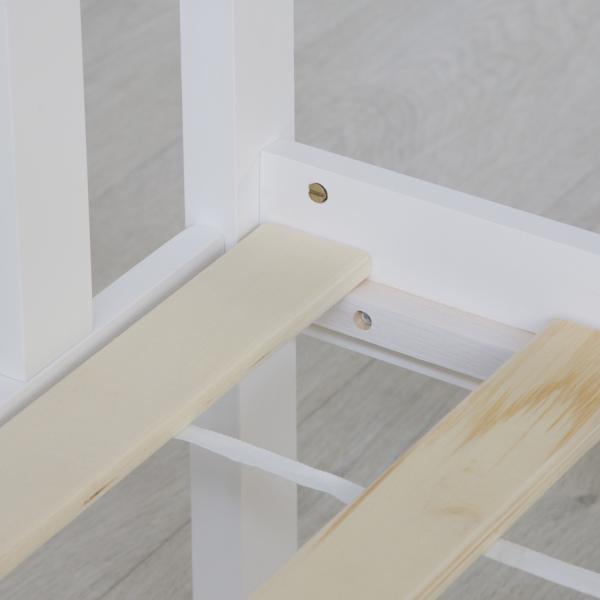 Produktbild Homestyle4u Doppelbett Holzbett Futonbett (140 x 200 cm)
