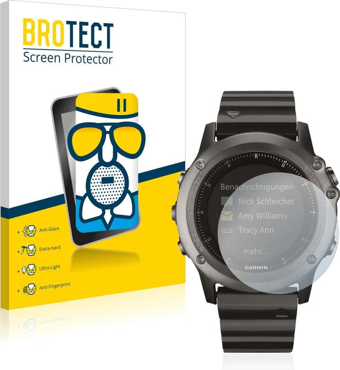 BROTECT AirGlass Panzerglasfolie Matt (fenix 3)