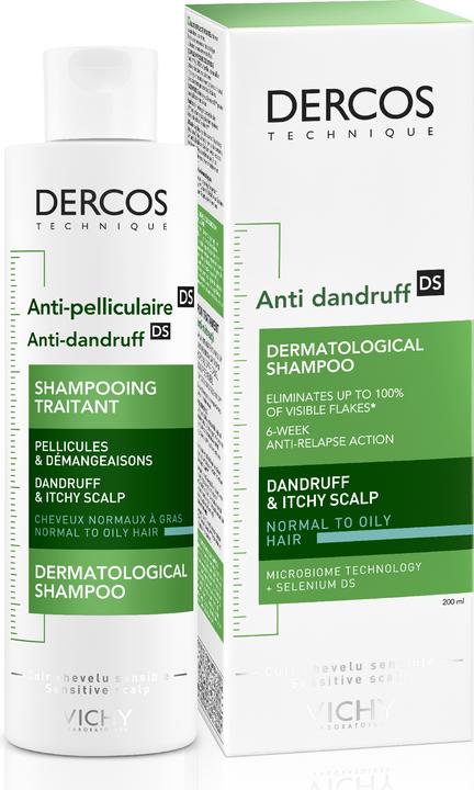 Actual product image Vichy Dercos Anti-Schuppen Shampoo für normale bis fettige Kopfhaut (200 ml, Liquid shampoo)