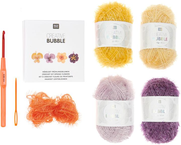 Image du produit Rico Design Kit de crochet Creative Bubble "Fleurs de printemps