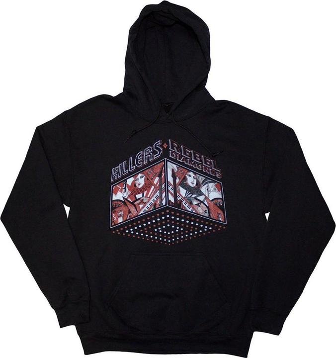 Immagine prodotto Universal Textiles Tour '24 Rebel Diamonds Felpa con Cappuccio Adulto Unisex (L)