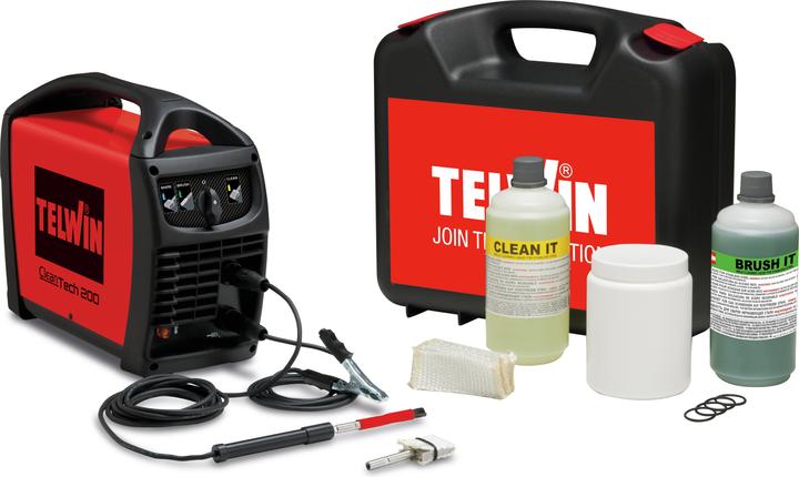 Telwin Pulitore per cordoni di saldatura Cleantech 200 Set 230 V50/60 Hz IP 21