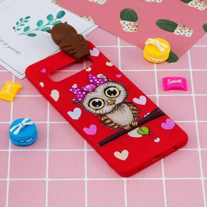 Produktbild MU Style Softcase Hülle mit kleiner Figur (Samsung Galaxy S10+)