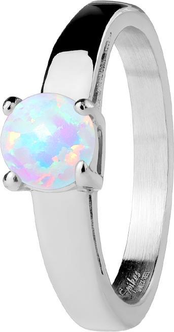 Image du produit Star Piercing Ring silber mit Opal weiss (sans laiton)