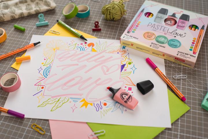 Produktbild STABILO Mini World Pastellove (Assortiert, 35 x)
